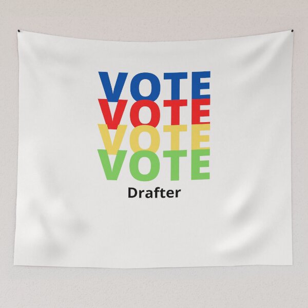 Item preview, Vote Drafter designed and sold by majeed10.