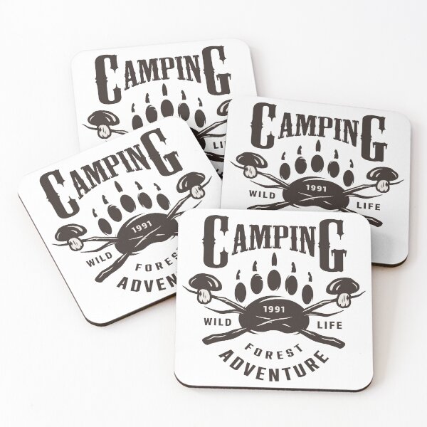 Item preview, Camping Wildlife Forest Adventure designed and sold by Vector Scout Lab.