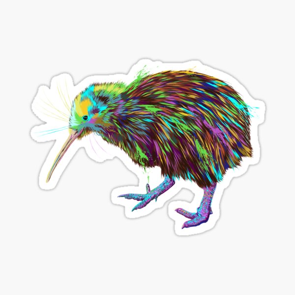 Item preview, Spalsh Kiwi Bird designed and sold by alwe-designs.