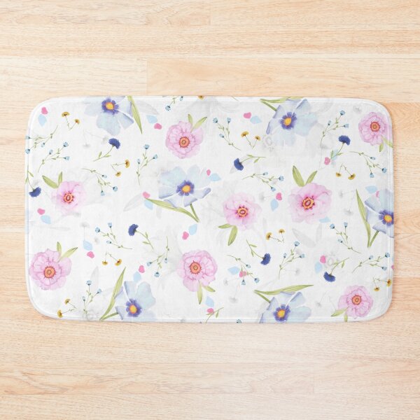 Item preview, Cherry Blossom + Cosmos Floral Decorative parttern designed and sold by Iconique Space.