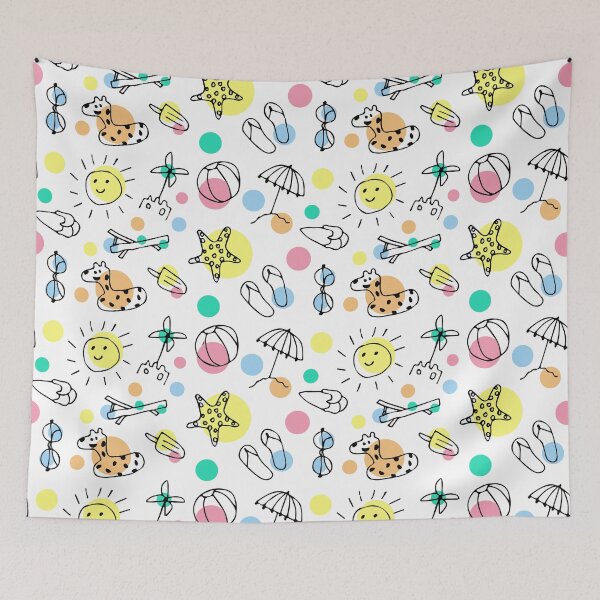Item preview, Summer Vibe Decorative pattern  designed and sold by Iconique Space.