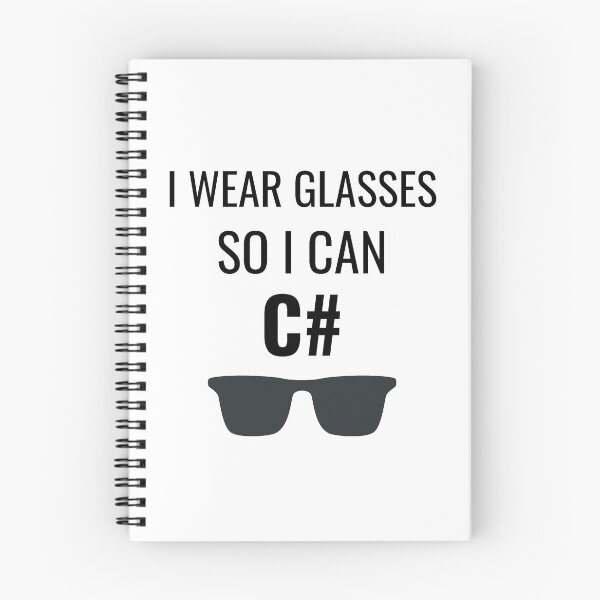 Item preview, Uso gafas para poder c # designed and sold by Medmac's Designs.