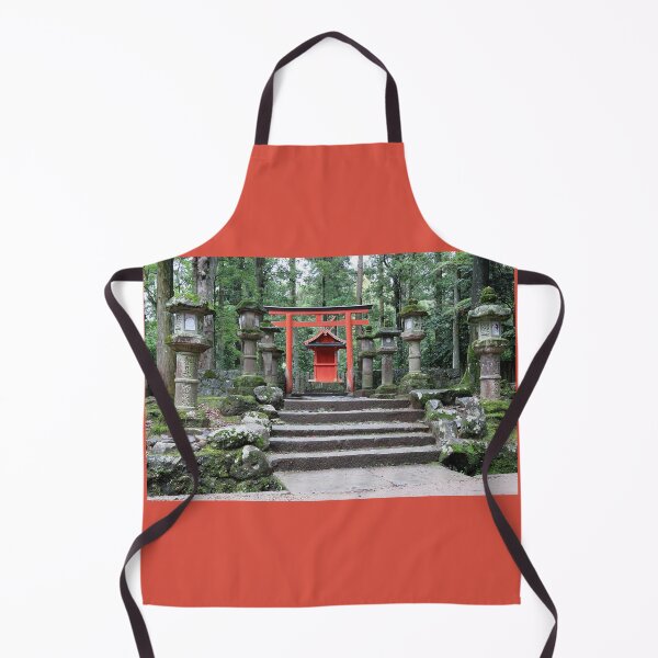 Item preview, Fushimi Inari Altar, Red Torii Gate and Stone Lanterns designed and sold by Linda Walsh.
