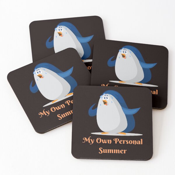 Item preview, My Own Personal Summer- Funny Overheated Blue Penguin  designed and sold by Trendi61.