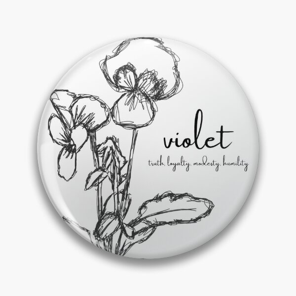 Item preview, February Birth Flower - Violet (truth, loyalty, modesty, humility) designed and sold by MijkeMuller.