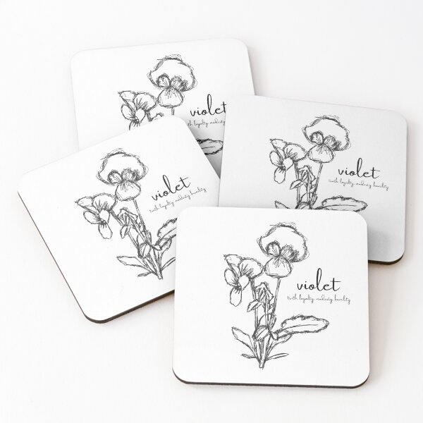 Item preview, February Birth Flower - Violet (truth, loyalty, modesty, humility) designed and sold by MijkeMuller.