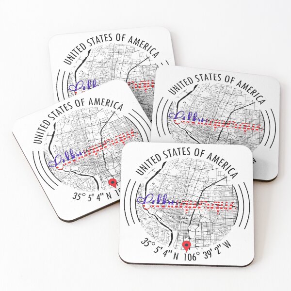 Item preview, Albuquerque, USA Road Map Art - Earth Tones designed and sold by hatimelhag.