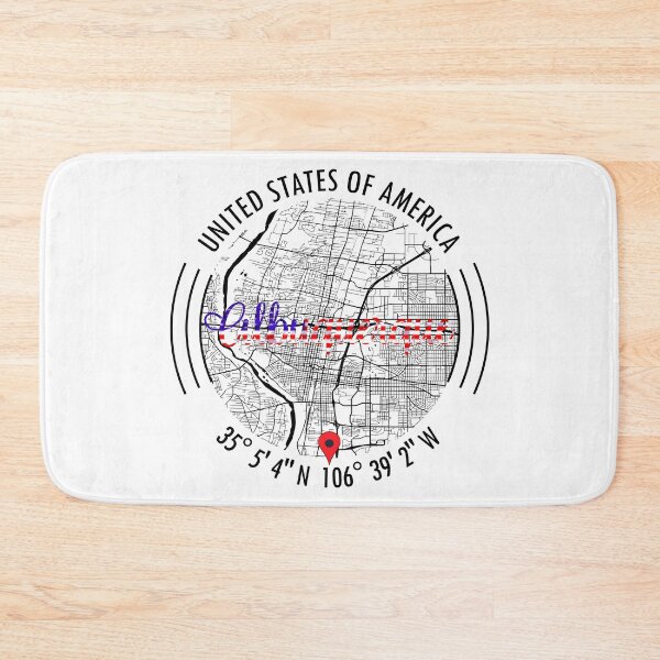 Item preview, Albuquerque, USA Road Map Art - Earth Tones designed and sold by hatimelhag.