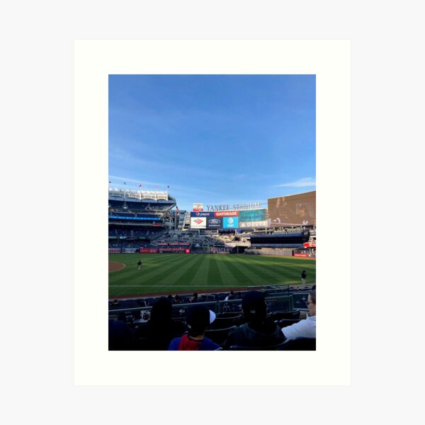 Yankee Stadium New York Yankees Watercolor Pen & Ink Fine Art Giclee Bronx  NYC World Series Champions