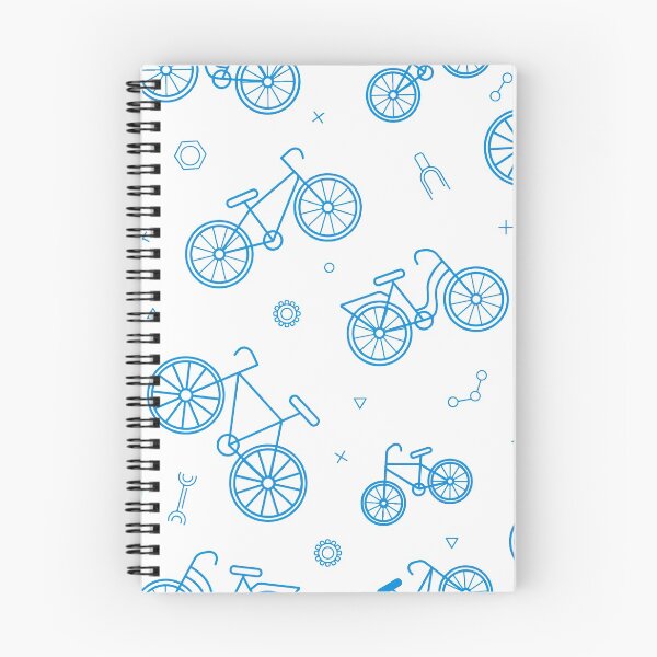 Item preview, Baby Blue Bicycle Decorative pattern designed and sold by Iconique Space.
