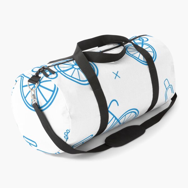 Item preview, Baby Blue Bicycle Decorative pattern designed and sold by Iconique Space.