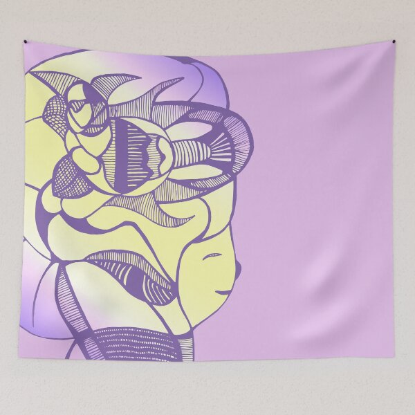 Item preview, Cartoon character on purple background, illustration designed and sold by Stéphane  Thirion.