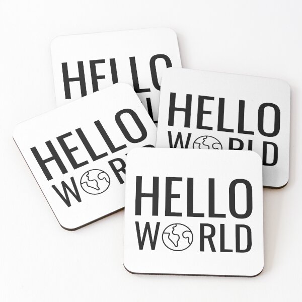Item preview, Hello World Simple designed and sold by Medmac's Designs.