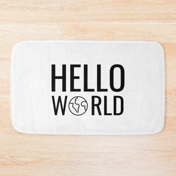 Item preview, Hello World Simple designed and sold by Medmac's Designs.