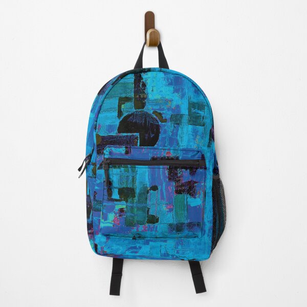 Artikelvorschau, Abstrakte blaue Stadtbildmalerei entworfen und verkauft von M3EX.