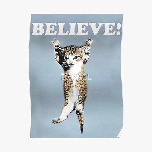 Believe Cat - imarotul Poster