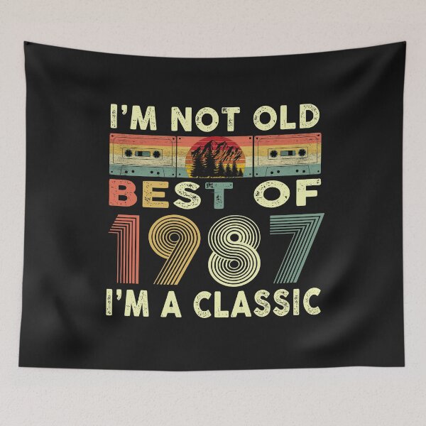 Item preview, Best Of 1987 33th Birthday Gifts Cassette Tape Vintage  designed and sold by binly123.