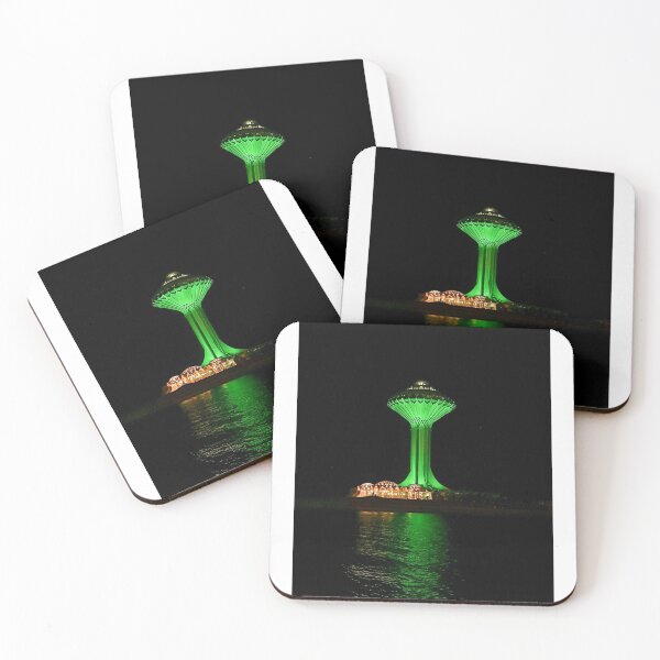 Item preview, Al Khobar Water Tower at Night designed and sold by EmaDesigns.