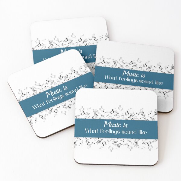 Item preview, Music is What Feelings Sound Like Musical Design for Musicians, Singers and Dancers designed and sold by BlossomSky.