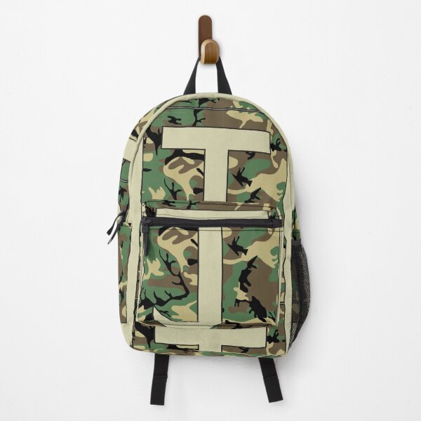 Item preview, Letter "J" Military Camo Stencil font designed and sold by 65 MCMLXV.