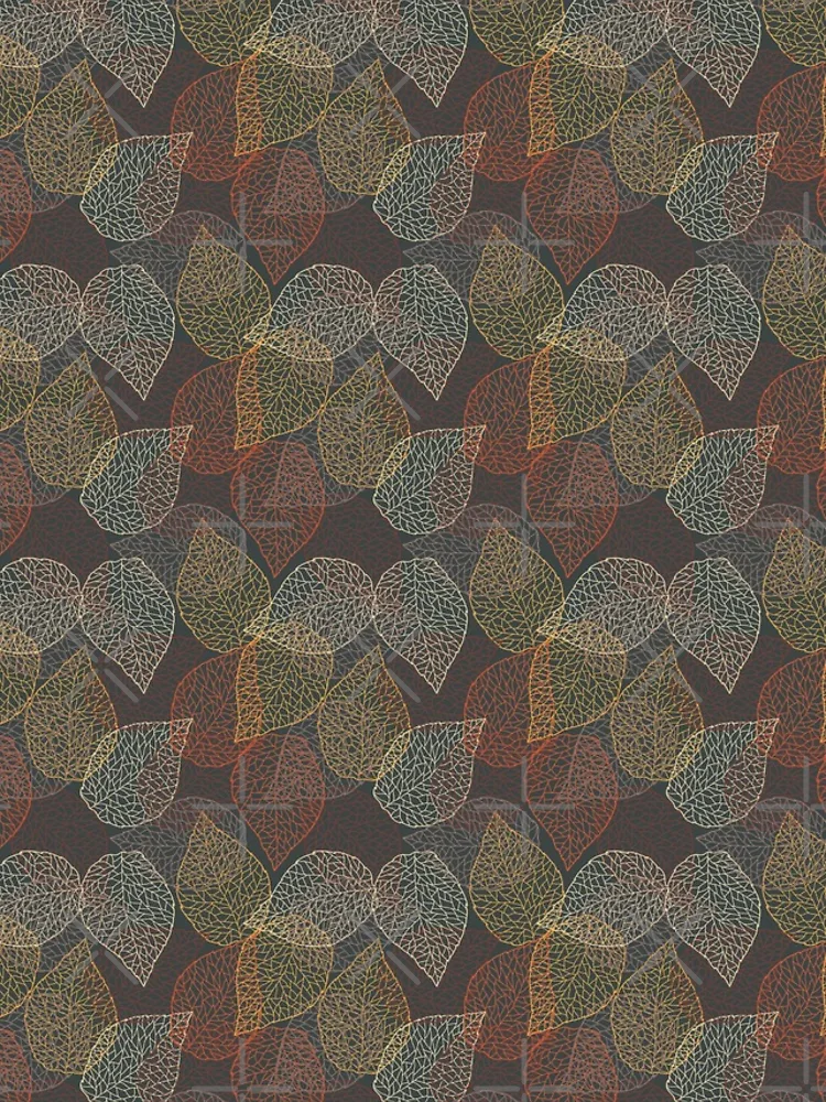 Thumbnail 4 of 4, iPhone Case, Autumn Fall Leaves Pattern Design designed and sold by InkItStudio.