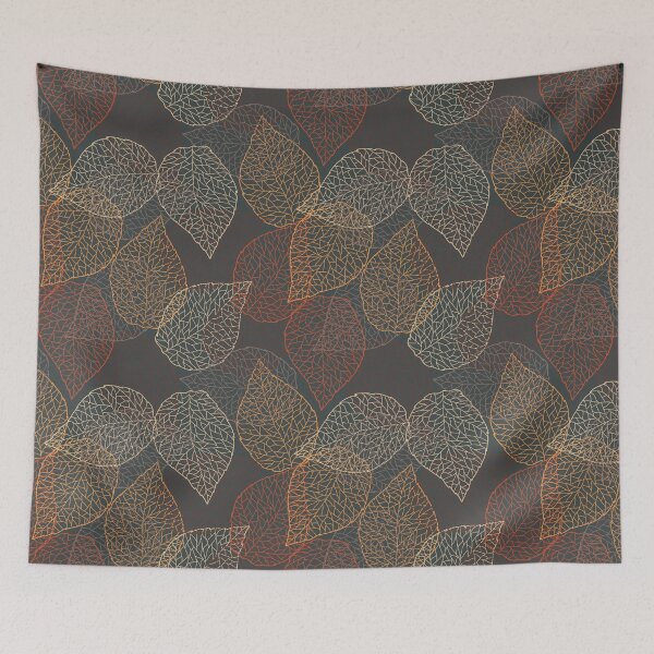 Item preview, Autumn Fall Leaves Pattern Design  designed and sold by InkItStudio.