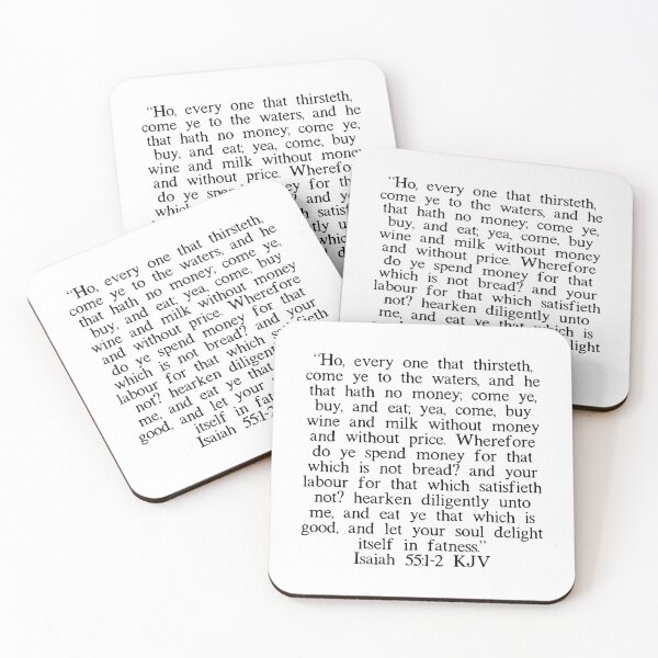 Item preview, Isaiah 55:1-2 KJV designed and sold by IBMClothing.