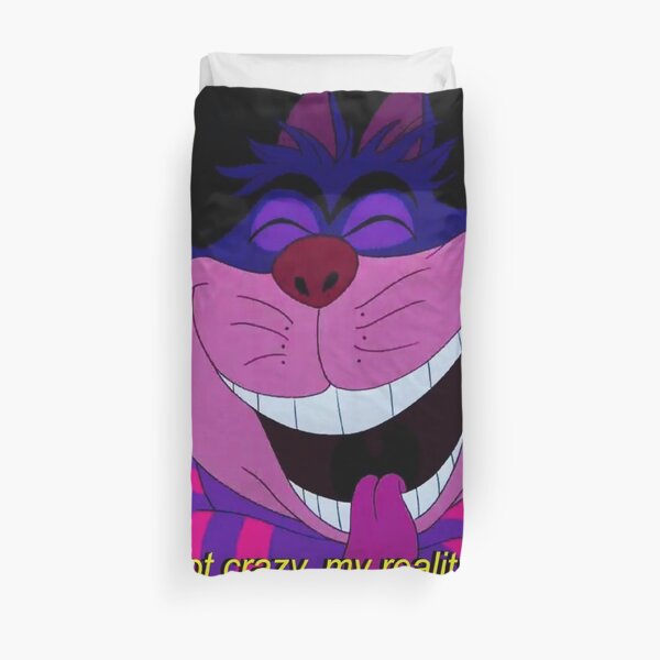 Housses De Couette Sur Le Theme Chat De Cheshire Redbubble