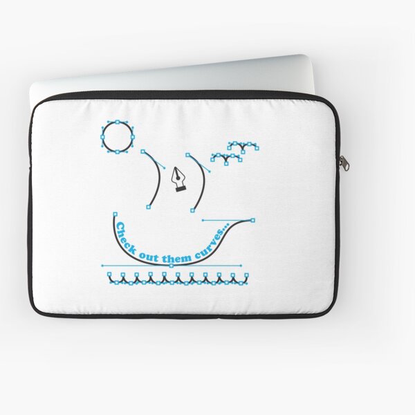 Check Out Them Curves Laptop Sleeve