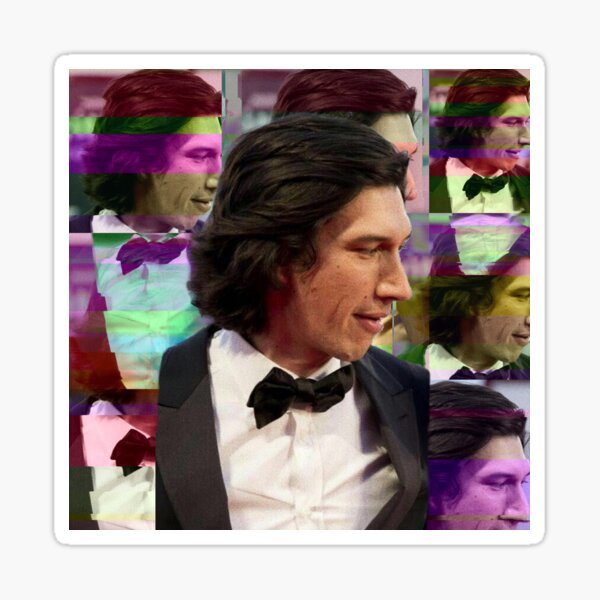 Vista previa del artículo con la obra «Adam Driver Retro», diseñado y vendido por misspink827.