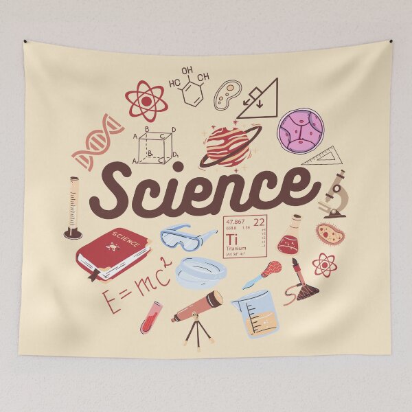Item preview, Science Physics Maths Biology Chemistry Illustration, Shapes & Formula designed and sold by labstud.
