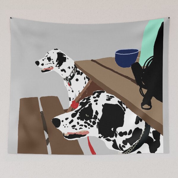 Item preview, Dalmatians at a Picnic designed and sold by Katy Briant.