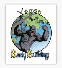 Vegan Bodybuilding Sticker