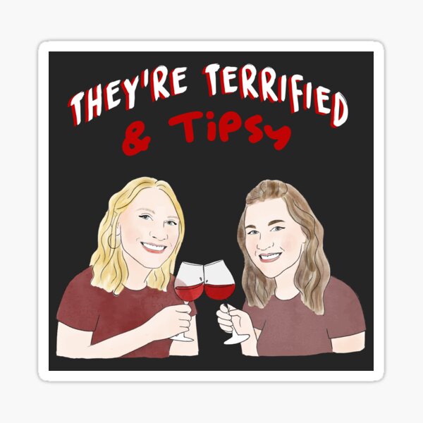 Tipsy Pod - Normal Logo (Black) Sticker