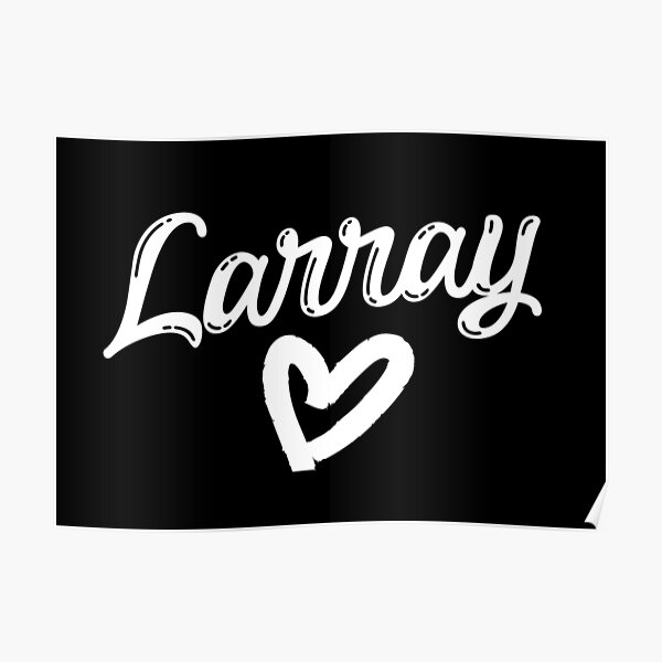 Larray Posters Redbubble - roblox song lyrics by larray