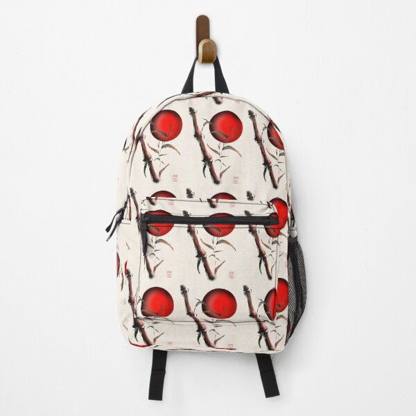 Item preview, Sumie bamboo with a red rising sun Pattern designed and sold by CuisineCat.
