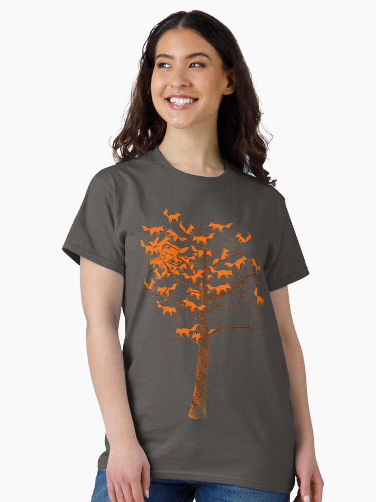 Thumbnail 2 of 7, Classic T-Shirt, Blazing Fox Tree designed and sold by 38Sunsets.