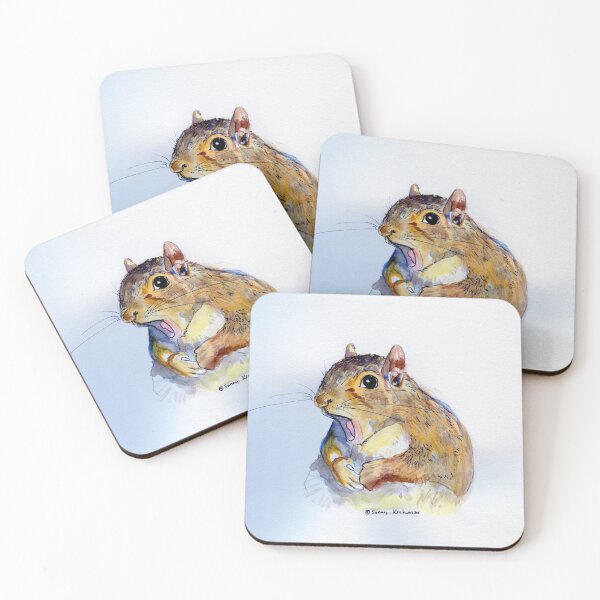 Item preview, Surprised Squirrel Hamster Rodent Mouse designed and sold by Sunny Creations.