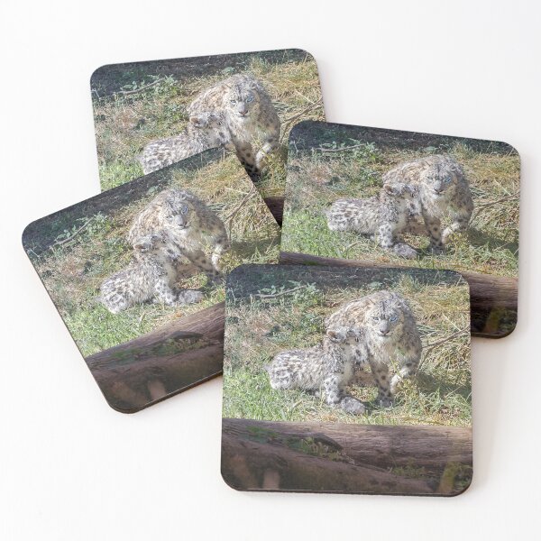 Item preview, Baby and mom snow leopard designed and sold by Olek-Impek.