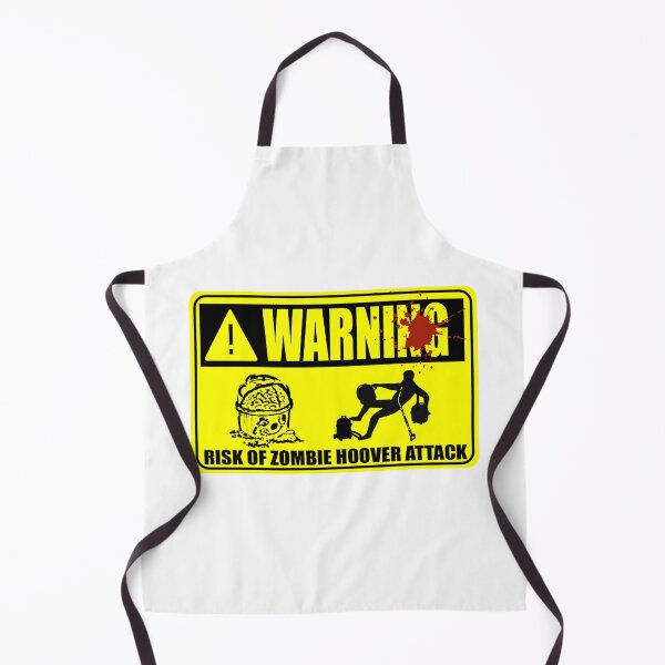 Item preview, zombie hoover attack warning sign funny design designed and sold by PabsCellaneous.