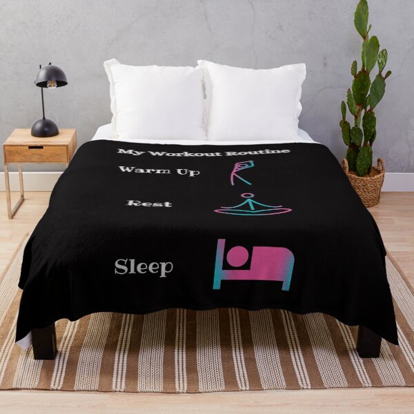 Item preview, My Workout Routine: Warm Up, Rest, Sleep designed and sold by CreativTEES !.