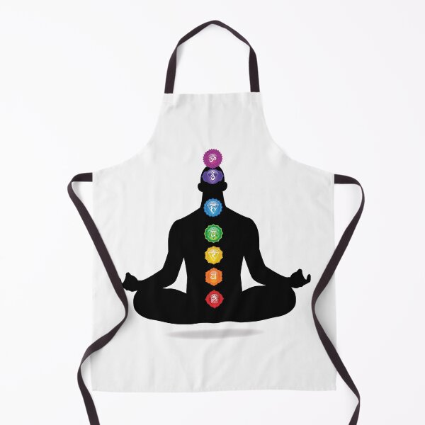 Item preview, 7 Chakra Symbols Male - WhiteBG 65 designed and sold by serenaking.