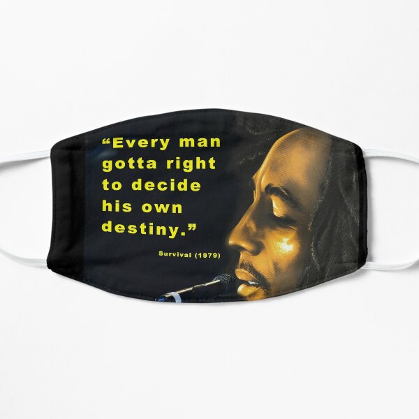 Masques En Tissu Sur Le Theme Bob Marley Citations Redbubble