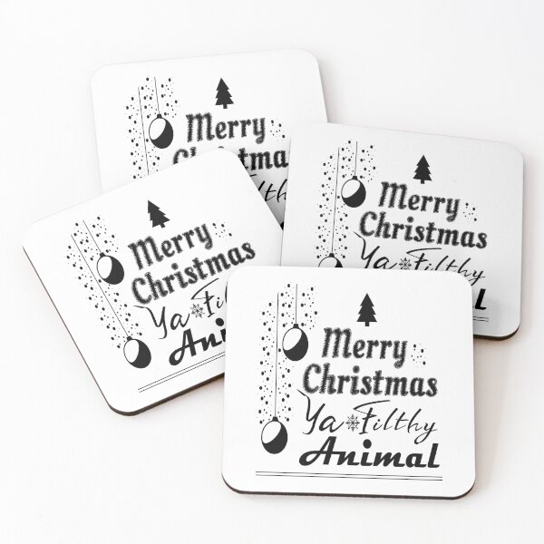 Item preview, Merry Christmas Ya Filthy Animal designed and sold by Beautiful Designs.