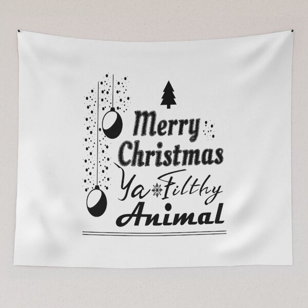 Item preview, Merry Christmas Ya Filthy Animal designed and sold by Beautiful Designs.