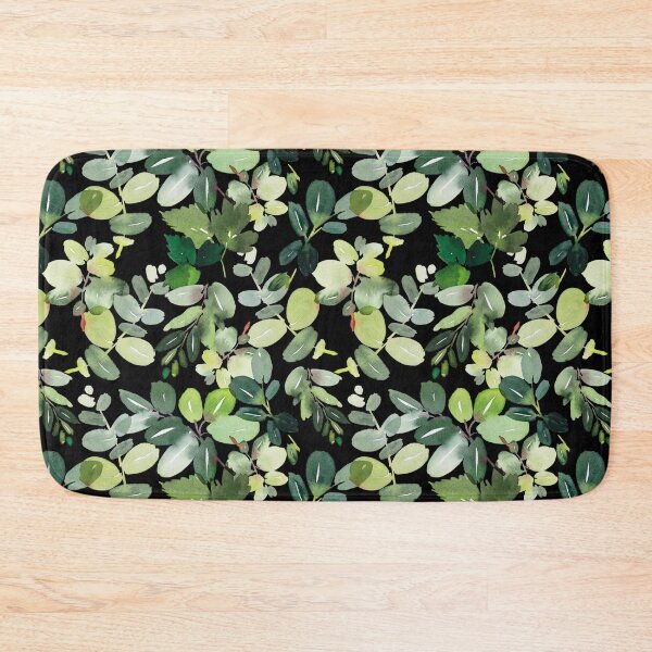 Item preview, Green Foliage on Black designed and sold by Sidetracks.