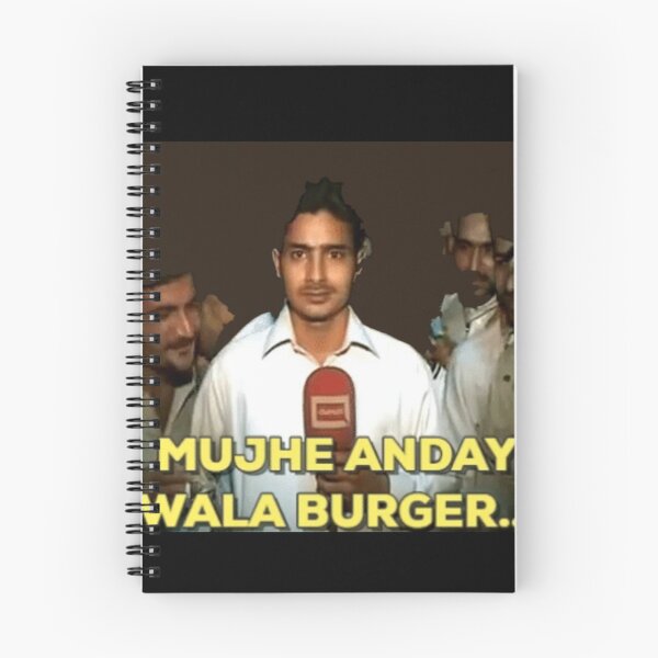 Item preview, Muje Anday Wala Burger designed and sold by Funkylicious.