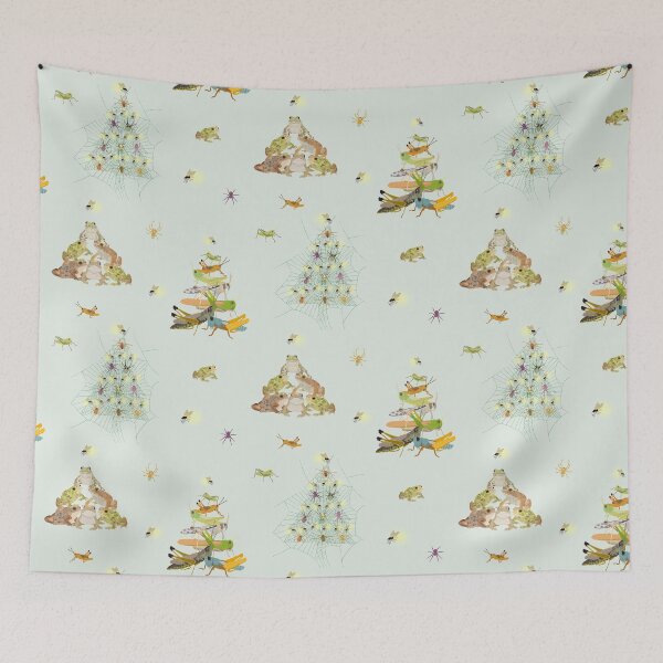 Item preview, Insects and Toads Create Christmas Trees designed and sold by Amy Hadden.