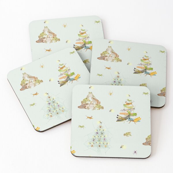 Item preview, Insects and Toads Create Christmas Trees designed and sold by Amy Hadden.