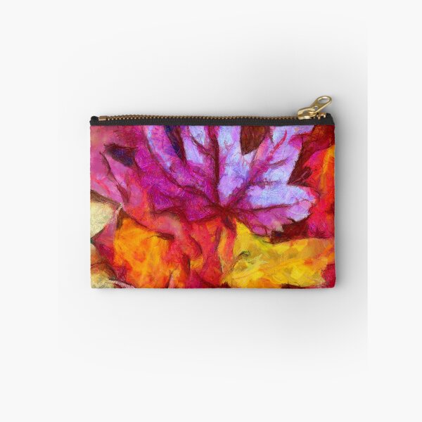 Item preview,  Painted  red, orange and yellow maple leaves in impressionist style  designed and sold by AnnaMelekhina.